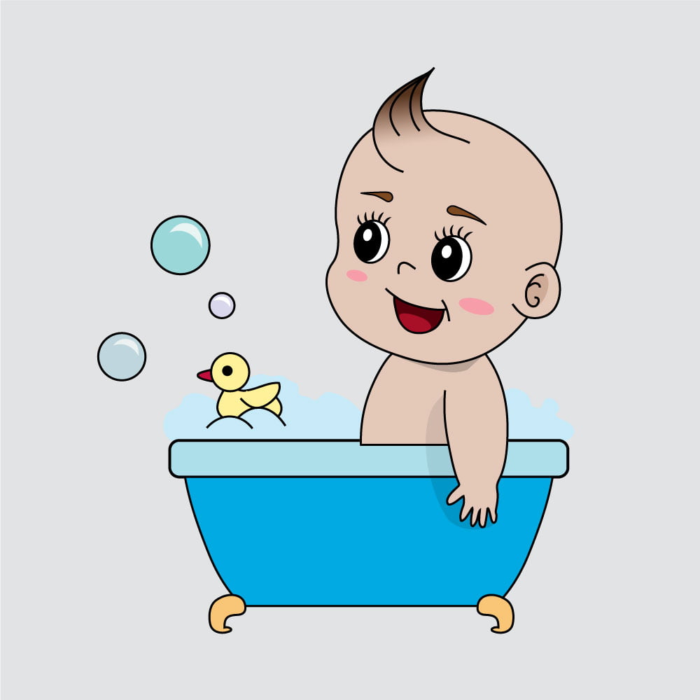 Newborn bathing