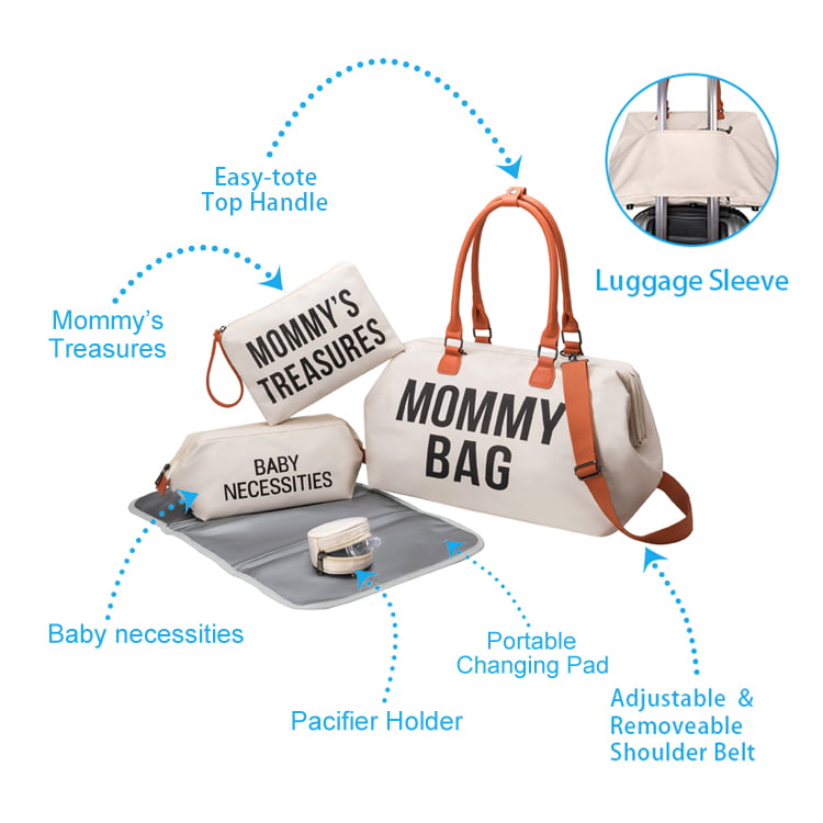 Baby Changing Bags  Waterproof Nappy Bags for Mom and Dad - Mothers  Instincts Store